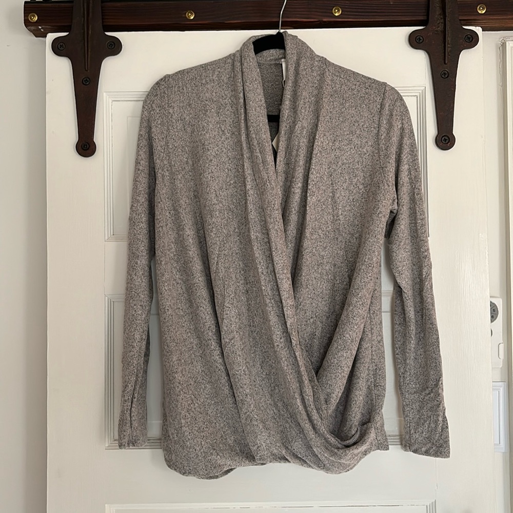 Grey maternity sweater
